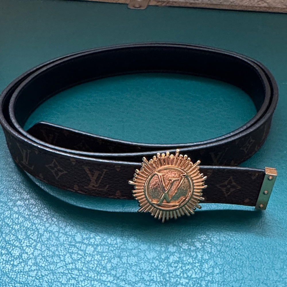 Louis Vuitton Sun Tulle Monogram Belt